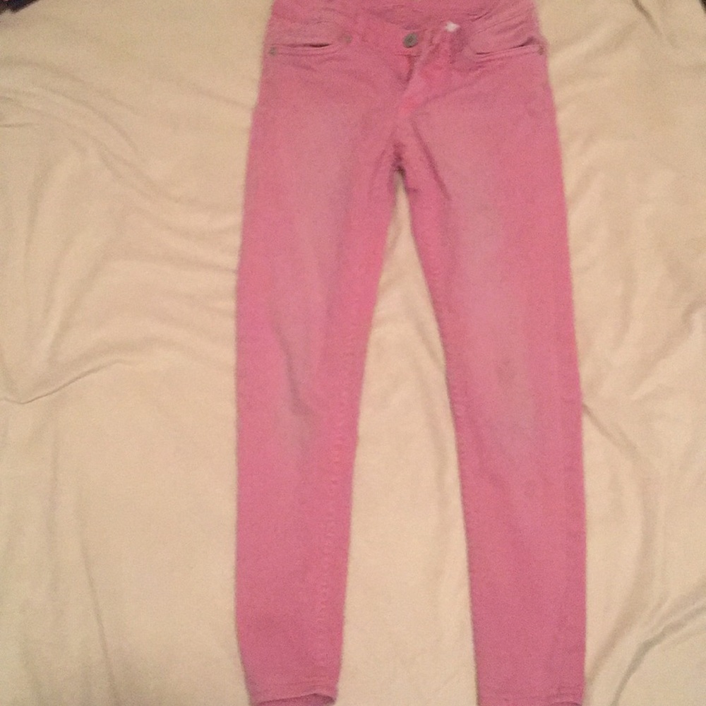 Pink jeans